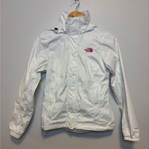 The North Face | Wind Breaker/Rain Jacket | Breast Cancer Ed. | White | Size M